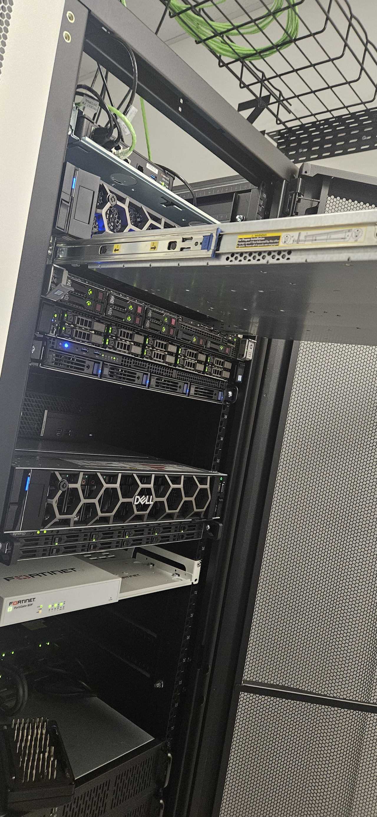 Artisan infrastructure in a data center rack